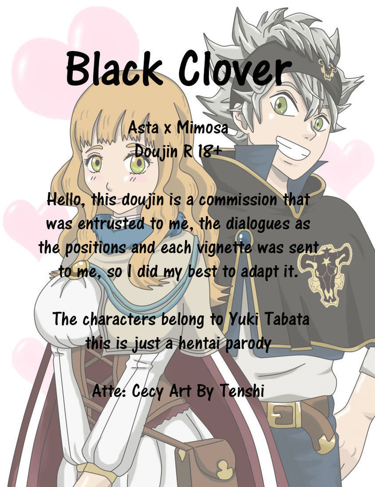 Asta X Mimosa Black Clover Hentai 01